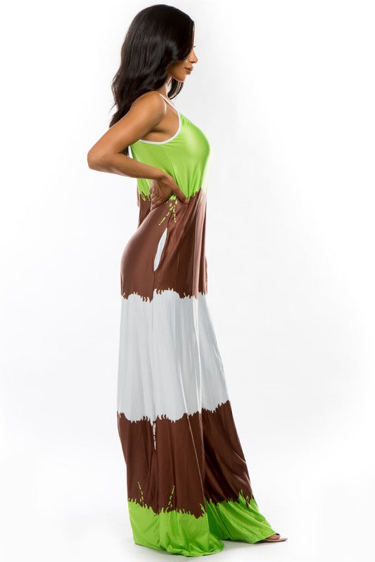 Chic Multi-Print Jumpsuit