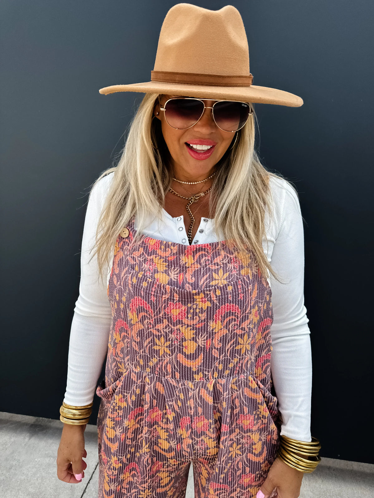Cassidy Fall Boho Overalls in Two Colors